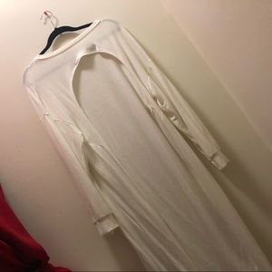 Long Cut Out Long Sleeve Tunic